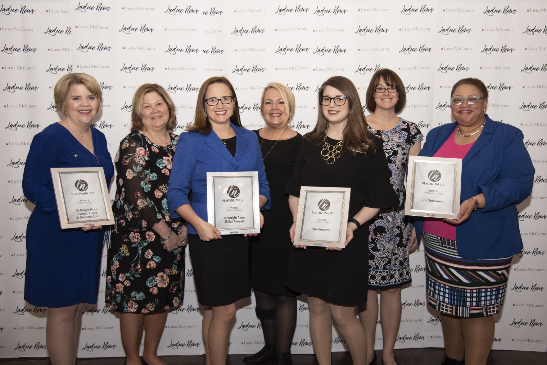 Lesley Pedroli, Glenda Knittel, Christina Schulte, Stephanie Groennert, Katie Nielsen, Robyn Kalish, Dominique Charles